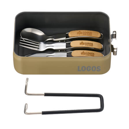 กระทะแคมป์ปิ้ง LOGOS MESS KIT SNOOPY (BEAGLE SCOUTS 50YEARS),สีเบจ_7