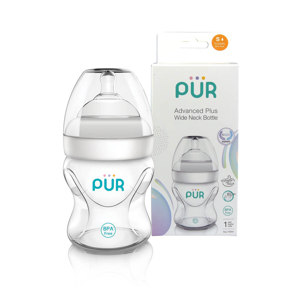 ขวดนม PUR ADVANCED WIDE NECK ขนาด 5 ออนซ์/150 มล.