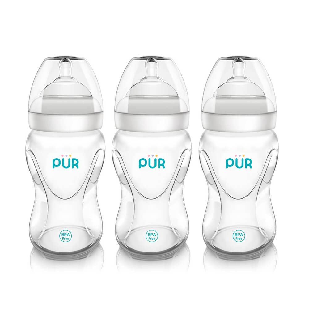 ขวดนม PUR ADVANCED WIDE NECK ขนาด 8 ออนซ์/150 มล. (แพ็ค 3)