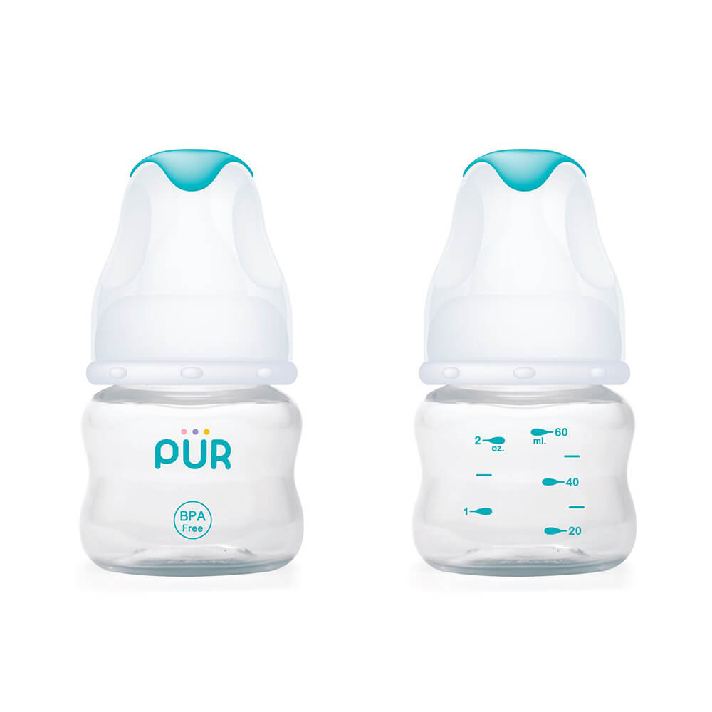 ขวดนม PUR ADVANCED SLIM NECK ขนาด 2 ออนซ์/60 มล.