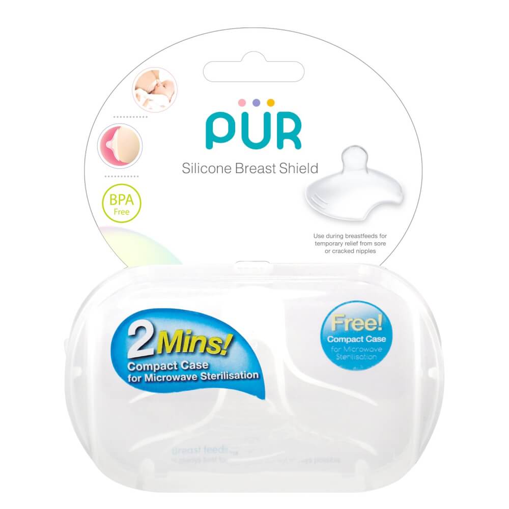 แผ่นซิลิโคนป้องกันหัวนมคุณแม่ PUR