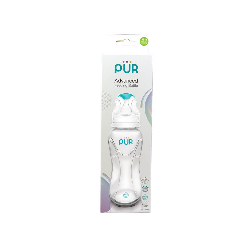 ขวดนม PUR ADVANCED SLIM NECK ขนาด 8 ออนซ์/250 มล.