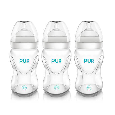 ขวดนม PUR ADVANCED WIDE NECK ขนาด 8 ออนซ์/150 มล. (แพ็ค 3)_0