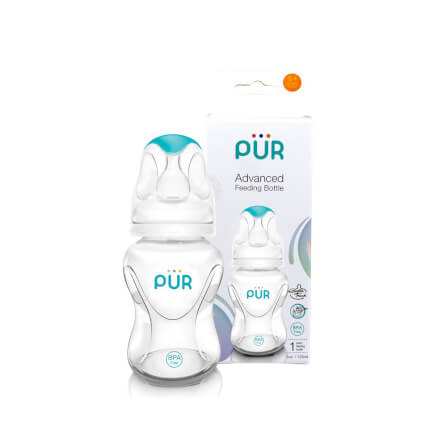 ขวดนม PUR ADVANCED SLIM NECK ขนาด 4 ออนซ์/125 มล._1