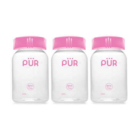 ขวดเก็บน้ำนม PUR สีชมพู (แพ็ค 3)_2
