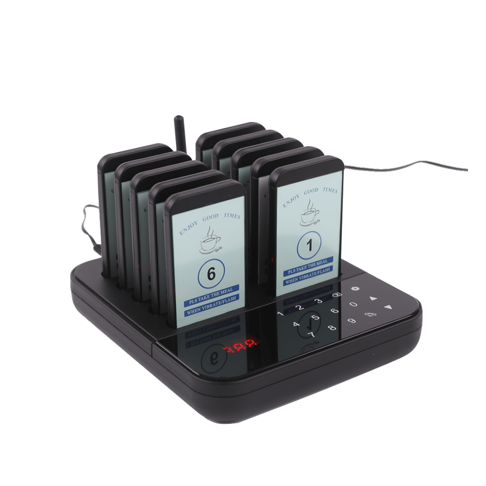 เครื่องเรียกคิวไร้สาย WORREX จำนวน 10 คิว รุ่น W-BCT6982_6