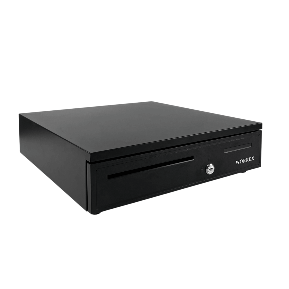 ลิ้นชักเก็บเงิน WORREX รุ่น W-GTC405 สีดำ 5 ช่องแบงค์ 5 ช่องเหรียญ RJ11 12/24V_2