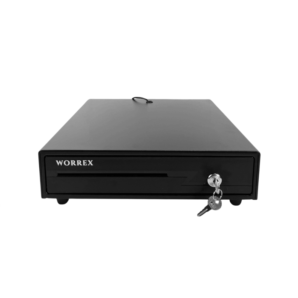 ลิ้นชักเก็บเงิน WORREX รุ่น W-GTC330 สีดำ 4 ช่องแบงค์ 5 ช่องเหรียญ RJ11 12/24V_2