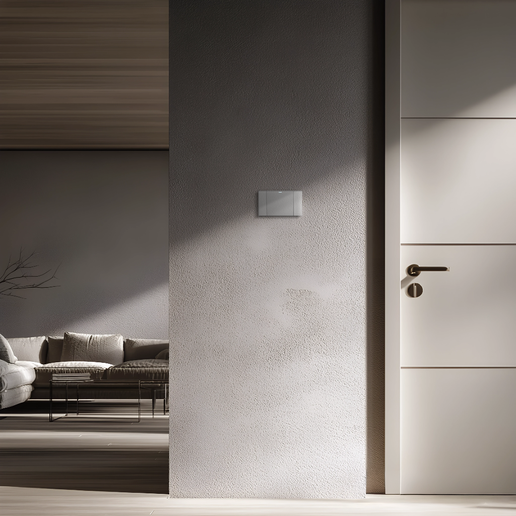 ชุดสวิตช์ 1 ทาง 1 ช่อง GONEO รุ่น PIANO SONATA G25-K111-MGY สีเทา MOON SHADOW GRAY_2