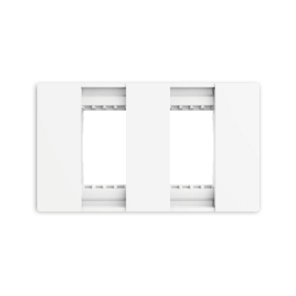 หน้ากาก 2 ช่อง GONEO รุ่น PIANO SONATA G25-K172-WH สีขาว _0