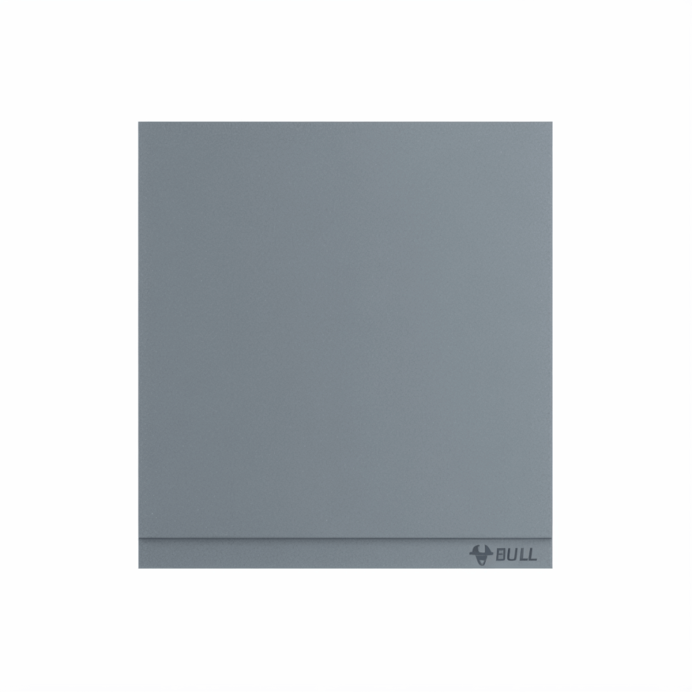 ชุดสวิตซ์ 2 ทาง 1 ช่อง GONEO รุ่น PIANO OPUS ONE G67-K112-RGY สีเทา