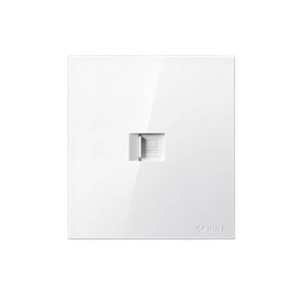 ชุดเต้ารับคอมพิวเตอร์ 1 ช่อง GONEO รุ่น PIANO G27-T102A-WH สีขาว