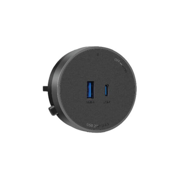 เต้ารับไร้สาย GONEO รุ่น GS3Q20N USB A+C สีดำ