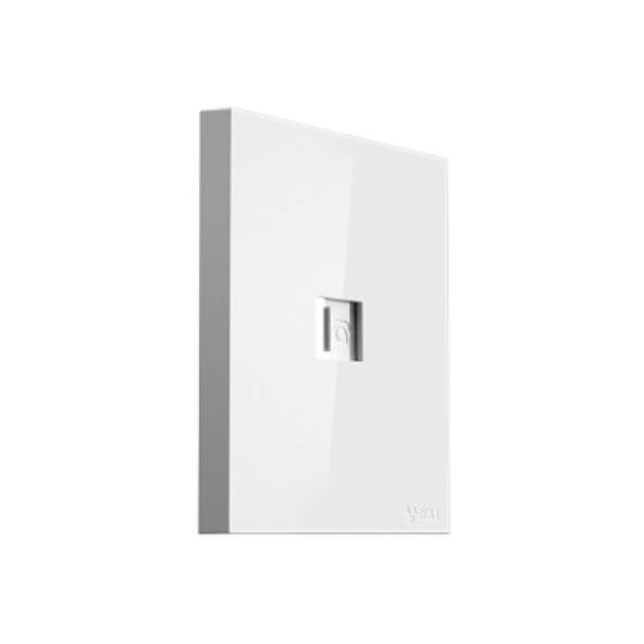 ชุดเต้ารับโทรศัพท์ 1 ช่อง GONEO รุ่น PIANO G27-T101-WH สีขาว_2