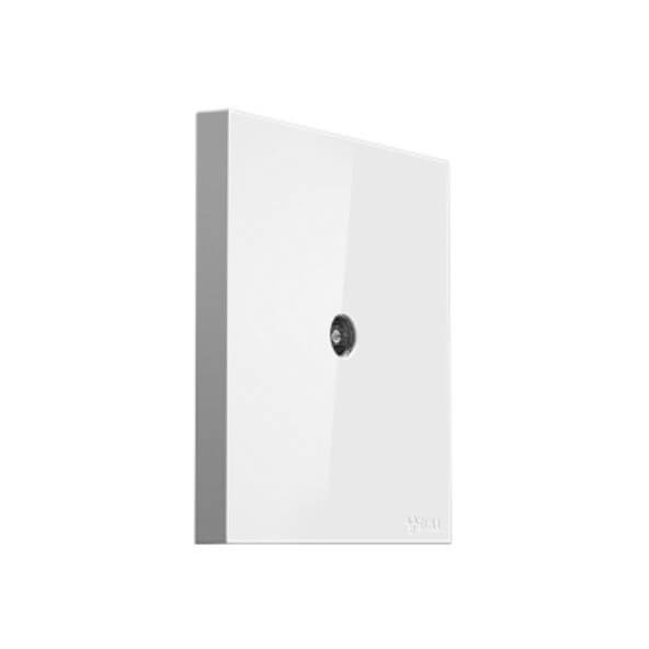 ชุดเต้ารับโทรทัศน์ 1 ช่อง GONEO รุ่น PIANO G27-T103-WH สีขาว_2