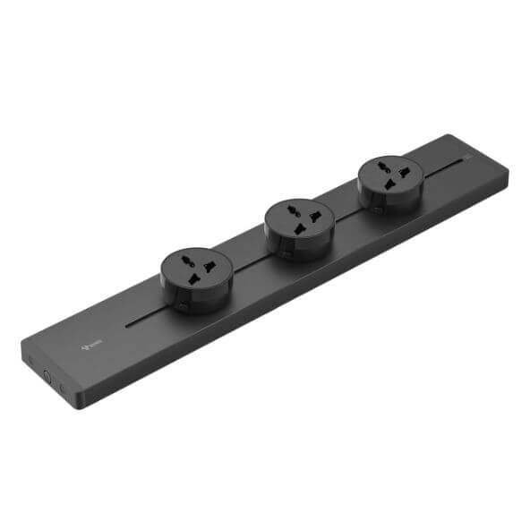 เต้ารับไร้สายสากล GONEO รุ่น GS30N สีดำ