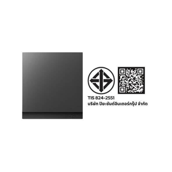 ชุดสวิตซ์ 2 ทาง 1 ช่อง GONEO รุ่น PIANO G27-K112-ZBK สีดำ_5