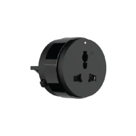 เต้ารับไร้สายสากล GONEO รุ่น GS30N สีดำ_0