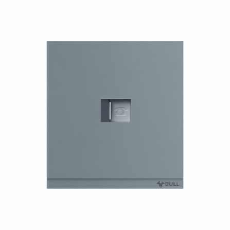 ชุดเต้ารับโทรศัพท์ 1 ช่อง GONEO รุ่น PIANO OPUS ONE G67-T101-RGY สีเทา_0