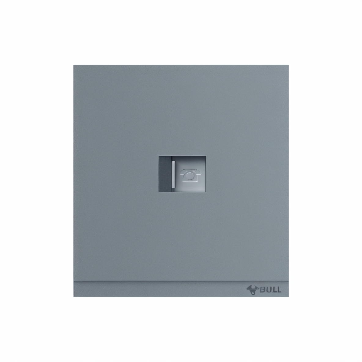 ชุดเต้ารับโทรศัพท์ 1 ช่อง GONEO รุ่น PIANO OPUS ONE G67-T101-RGY สีเทา_0
