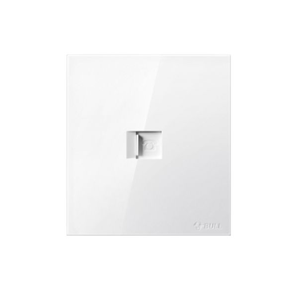 ชุดเต้ารับโทรศัพท์ 1 ช่อง GONEO รุ่น PIANO G27-T101-WH สีขาว_0