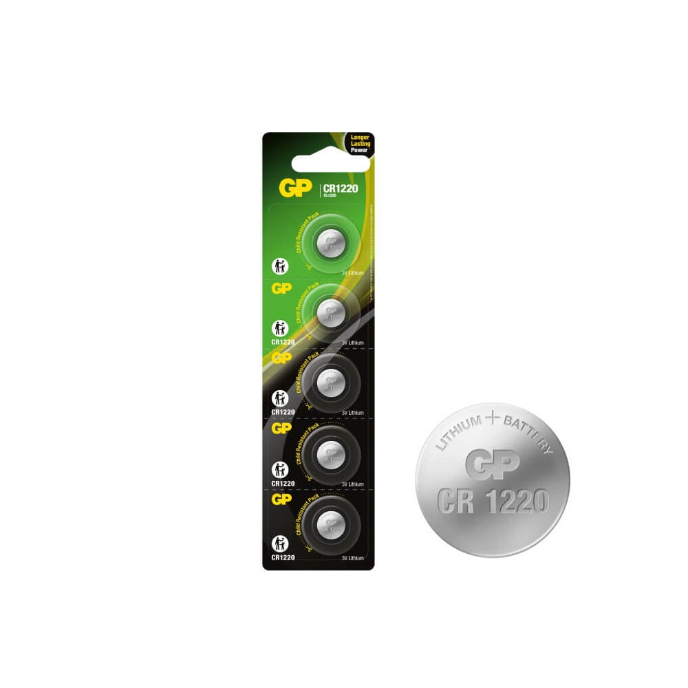 ถ่านกระดุม GP LITHIUM NO.1220-5 X 5 แพ็ค_1