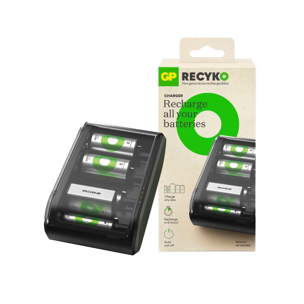 เครื่องชาร์จถ่าน GP BATTERY RECYKO UNIVERSAL CHARGER USB B631