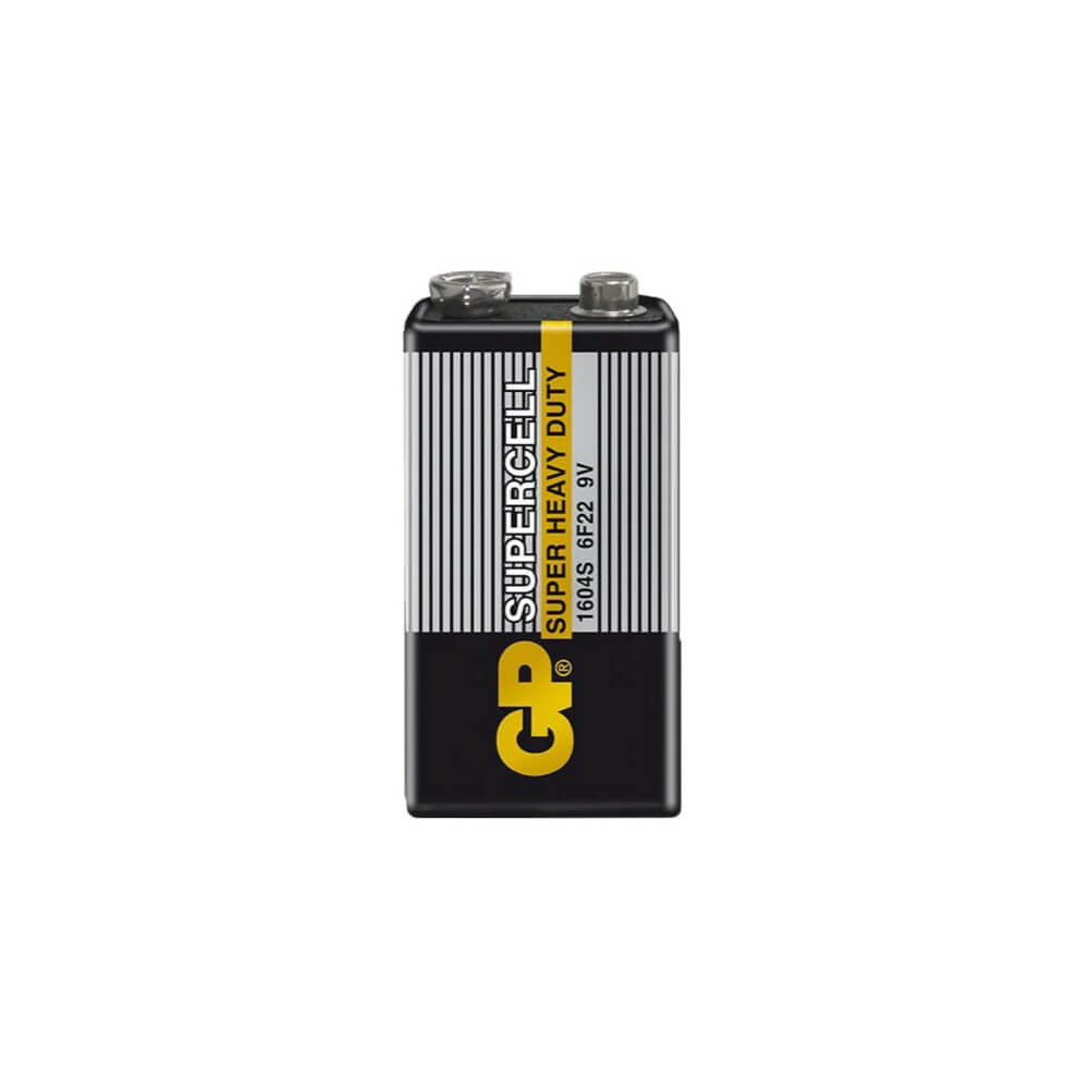 ถ่านคาร์บอนซิงค์ GP BATTERY CABON ZINC SUPERCELL 9V-1 1กล่อง (10 แพ็ค)_2