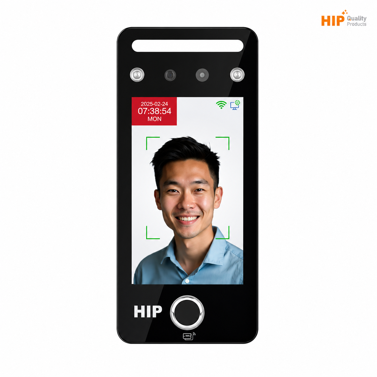 เครื่องสแกนใบหน้า HIP รุ่น CIF55C สีดำ