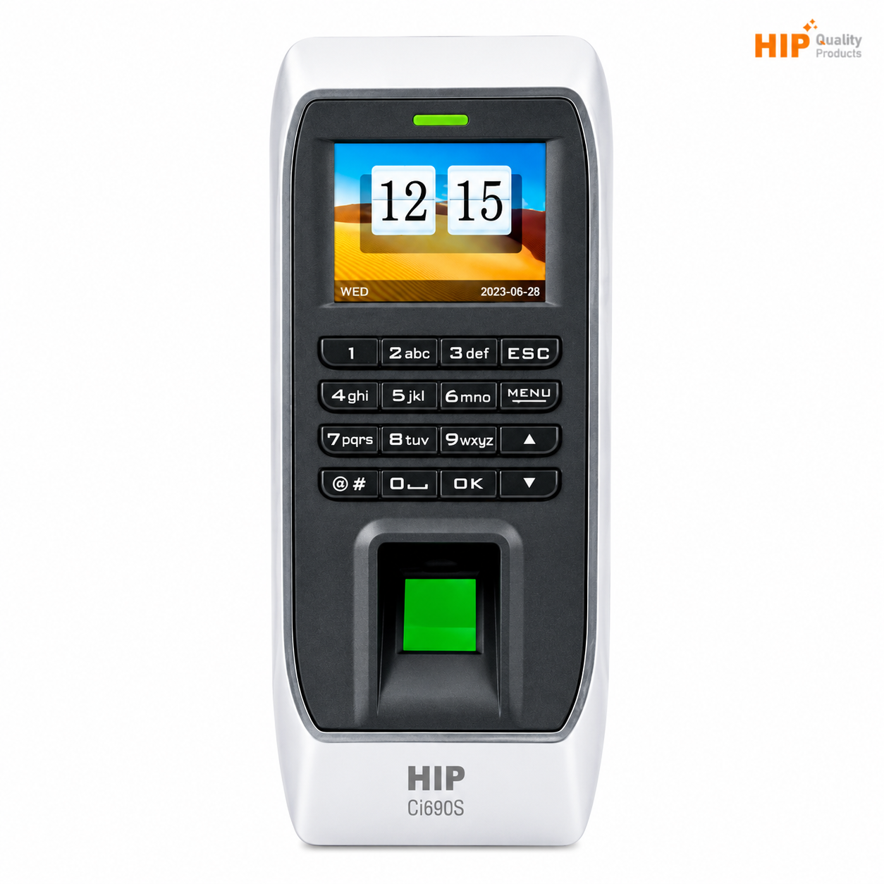 เครื่องสแกนลายนิ้วมือ HIP รุ่น CI690S BLACK รองรับ 10000 USER