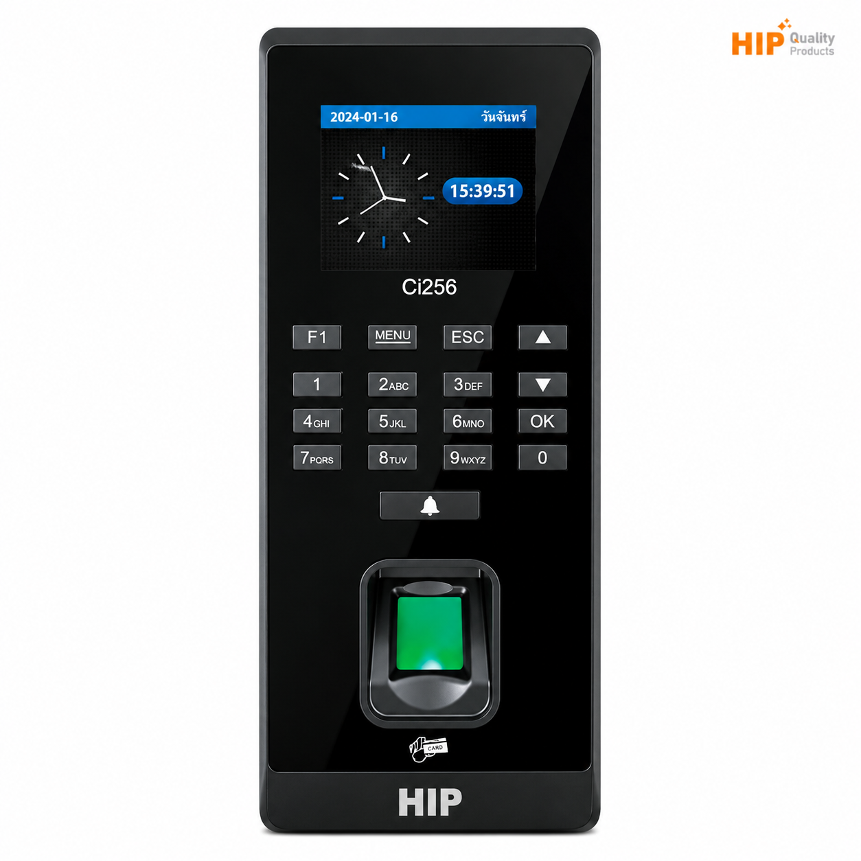 เครื่องสแกนลายนิ้วมือ HIP รุ่น CI256 สีดำ_1