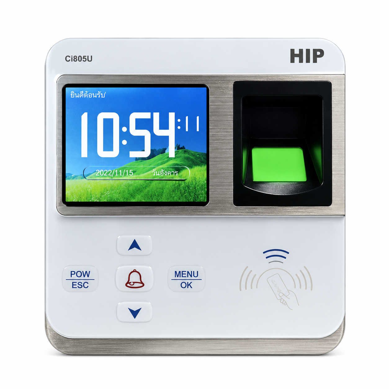 เครื่องสแกนลายนิ้วมือ 3000 USER HIP รุ่น CI805U สีขาว_1