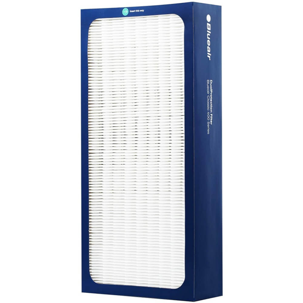ไส้กรองอากาศ BLUEAIR รุ่น 400 แบบ DUALPROTECTION เน้นกรองฝุ่น และ กลิ่นไม่พึงประสงค์