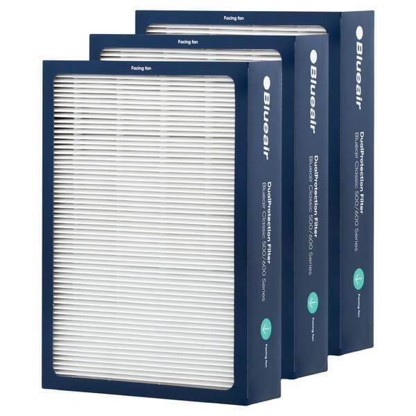 ไส้กรองอากาศ BLUEAIR รุ่น 500/600 แบบ DUAL PROTECTION FILTER เน้นกรองฝุ่น