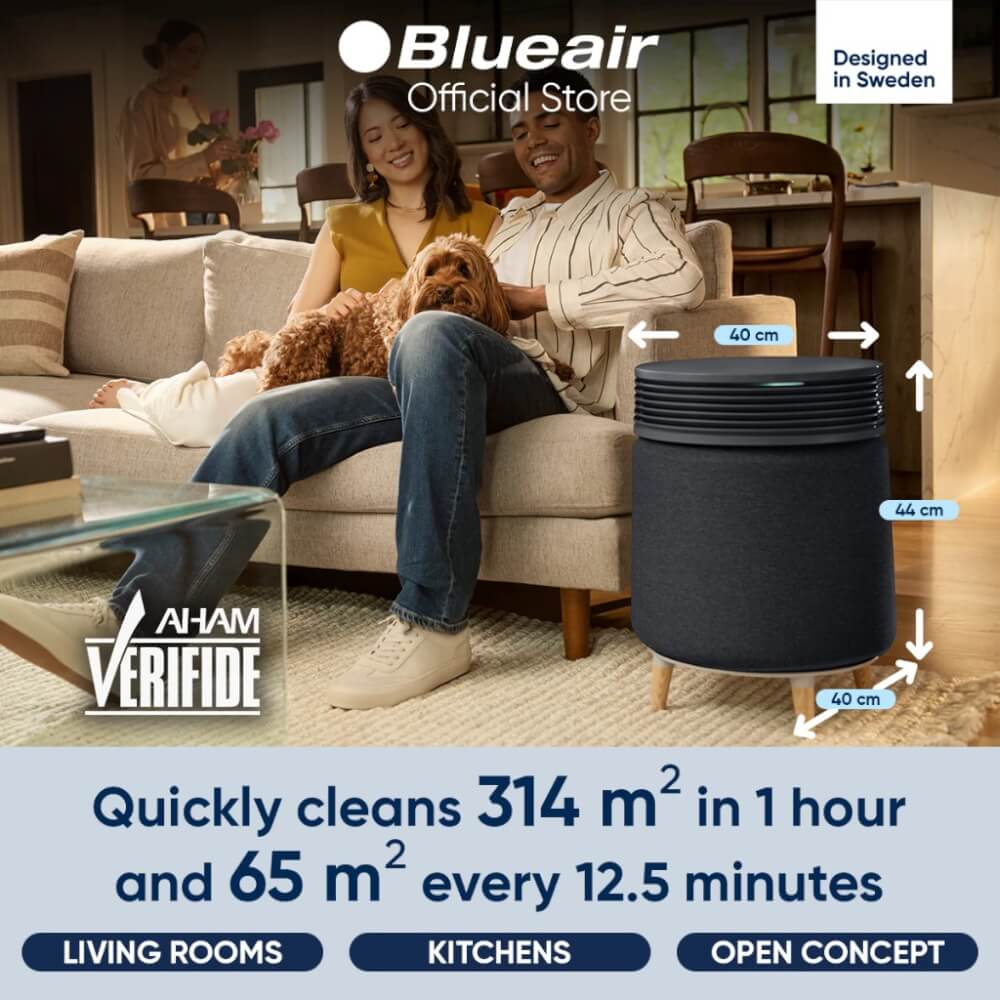 เครื่องฟอกอากาศ BLUEAIR รุ่น BLUE SIGNATURE (เหมาะกับพื้นที่ 65-156 ตร.ม.)