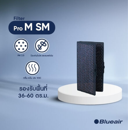 ไส้กรองอากาศ BLUEAIR รุ่น PRO M แบบ SMOKESTOP เน้นกรองฝุ่นและกลิ่น_1