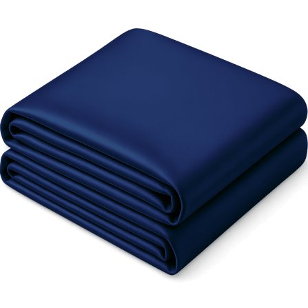 ผ้าปูที่นอน SAIYASIRI รุ่น SIGNATURE ขนาด 3.5 ฟุต สี NAVY BLUE_0