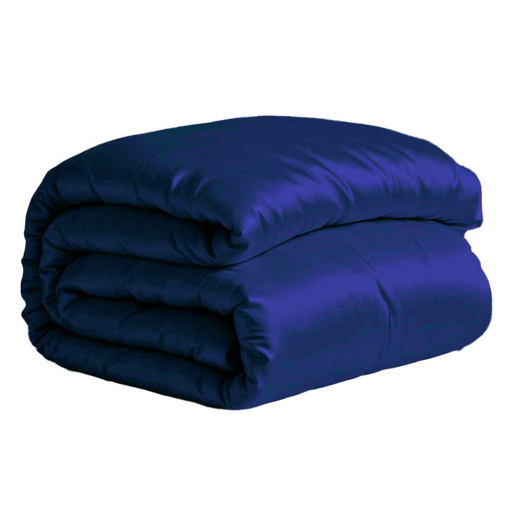 ปลอกผ้านวม SAIYASIRI รุ่น SIGNATURE ขนาด 3.5 ฟุต สี NAVY BLUE