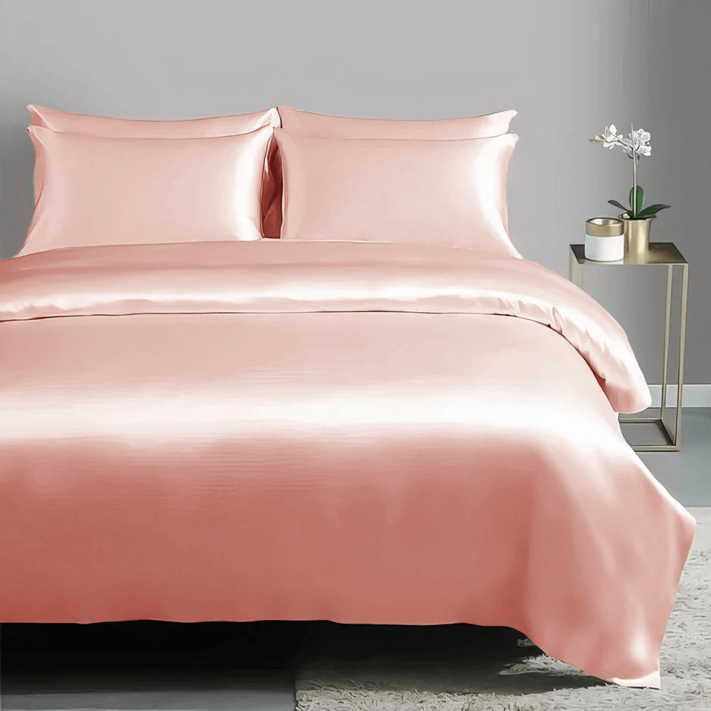 ปลอกผ้านวม SAIYASIRI รุ่น SIGNATURE ขนาด 5 ฟุต สี PEACHY PEARL