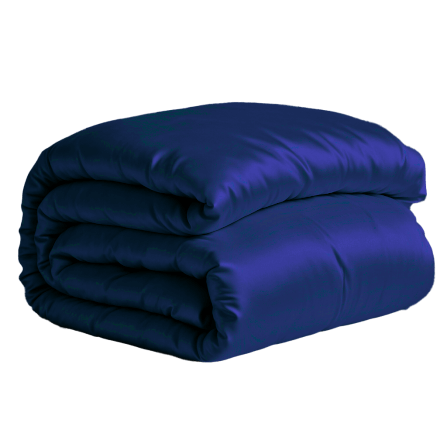 ปลอกผ้านวม SAIYASIRI รุ่น SIGNATURE ขนาด 3.5 ฟุต สี NAVY BLUE_0