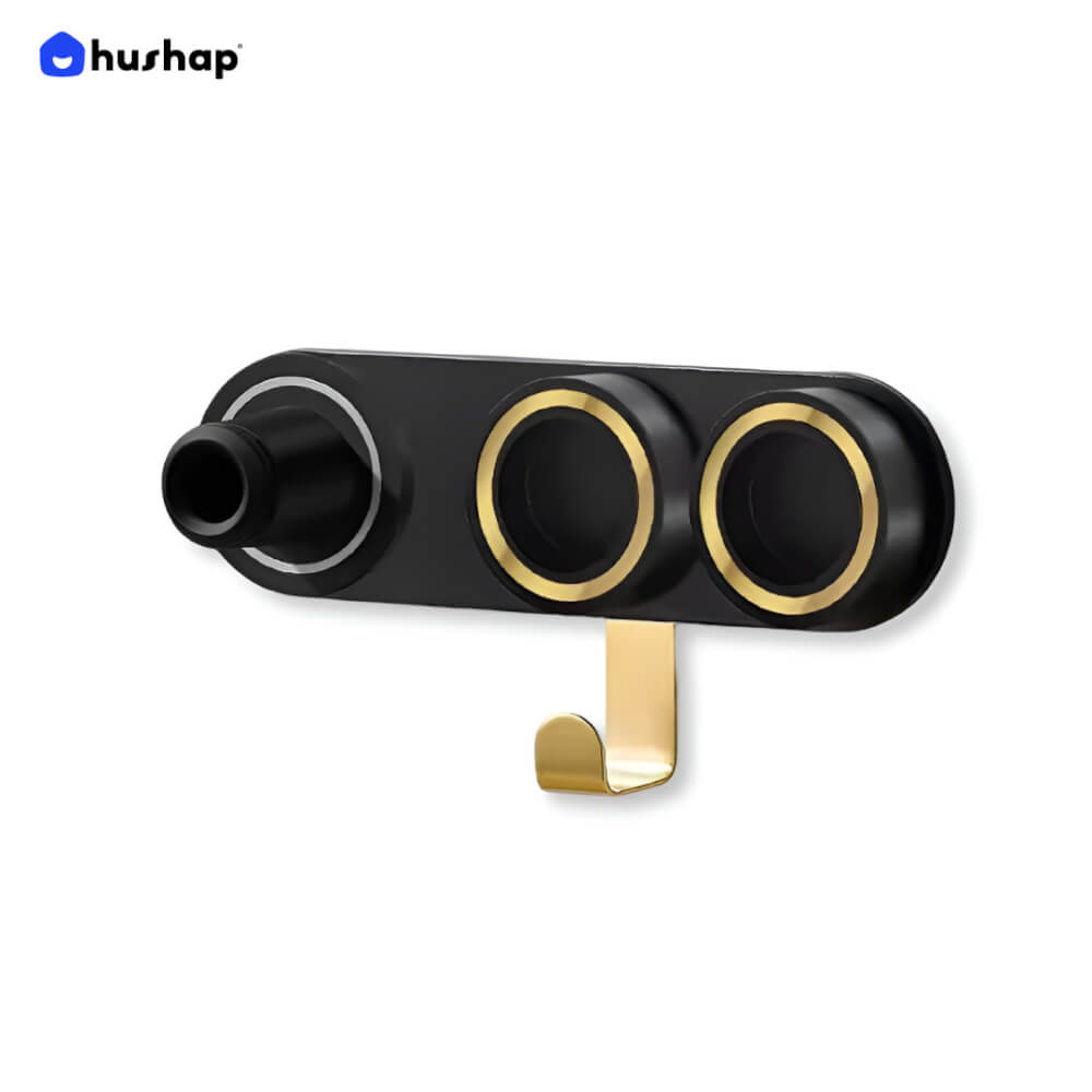 ที่วางไดร์เป่าผม แบบติดผนัง HUSHAP รุ่น BC-00B สีดำ สำหรับ DYSON SUPERSONIC HD08, HD15, HD16_9