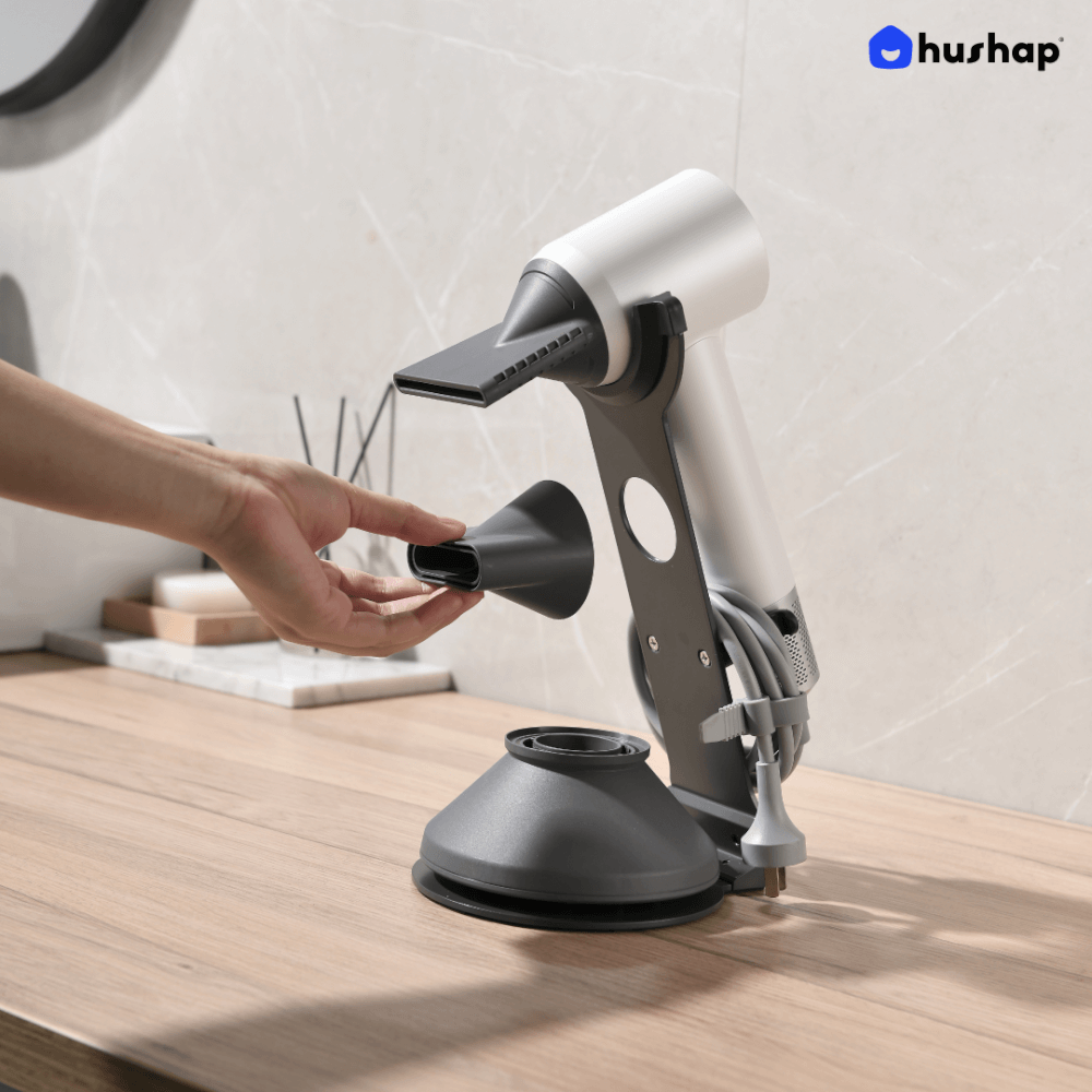 ที่วางไดร์เป่าผม HUSHAP เก็บหัวอุปกรณ์ได้ 3 หัว สำหรับ DYSON DREAME LAIFEN