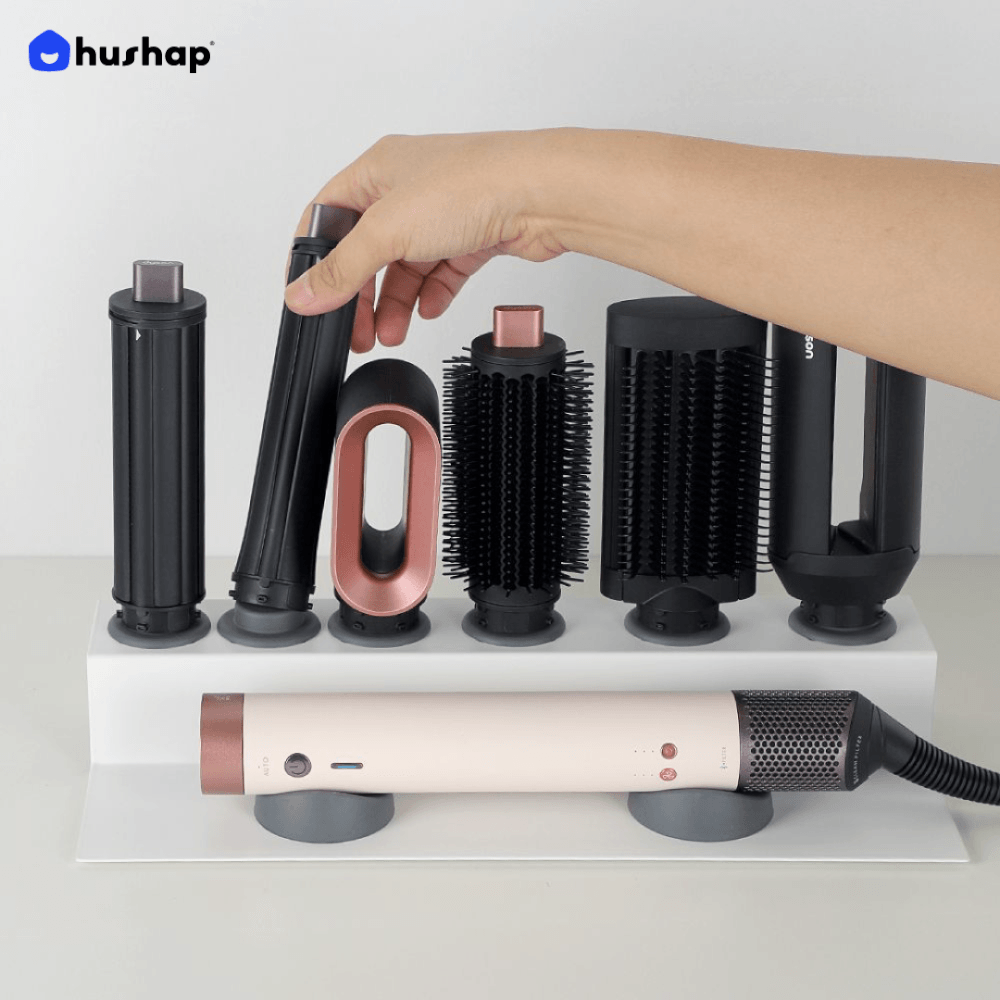 ที่วางไดร์ม้วนผม HUSHAP สีดำ เก็บหัวอุปกรณ์ได้ 6 หัว สำหรับ DYSON AIRWRAP HS01, HD05, HD08, HS09_6
