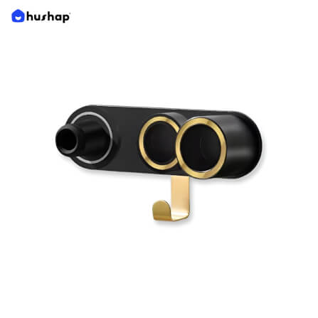 ที่วางไดร์เป่าผม แบบติดผนัง HUSHAP รุ่น BC-00A สีดำ สำหรับ DYSON SUPERSONIC HD08, HD15, HD16_0