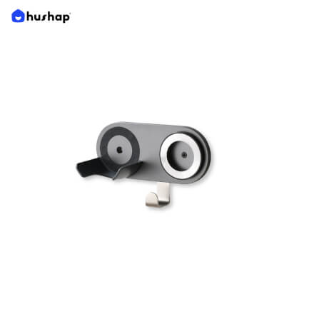 ที่วางไดร์เป่าผม แบบติดผนัง HUSHAP รุ่น BB-01 สีเทา สำหรับไดร์เป่าผมสากล, DYSON, DREAME, LAIFEN, FIYO, CONFU และ KAHEAL_1