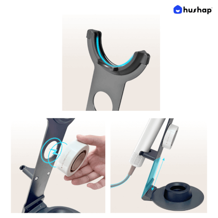 ที่วางไดร์เป่าผม HUSHAP เก็บหัวอุปกรณ์ได้ 3 หัว สำหรับ DYSON DREAME LAIFEN_8