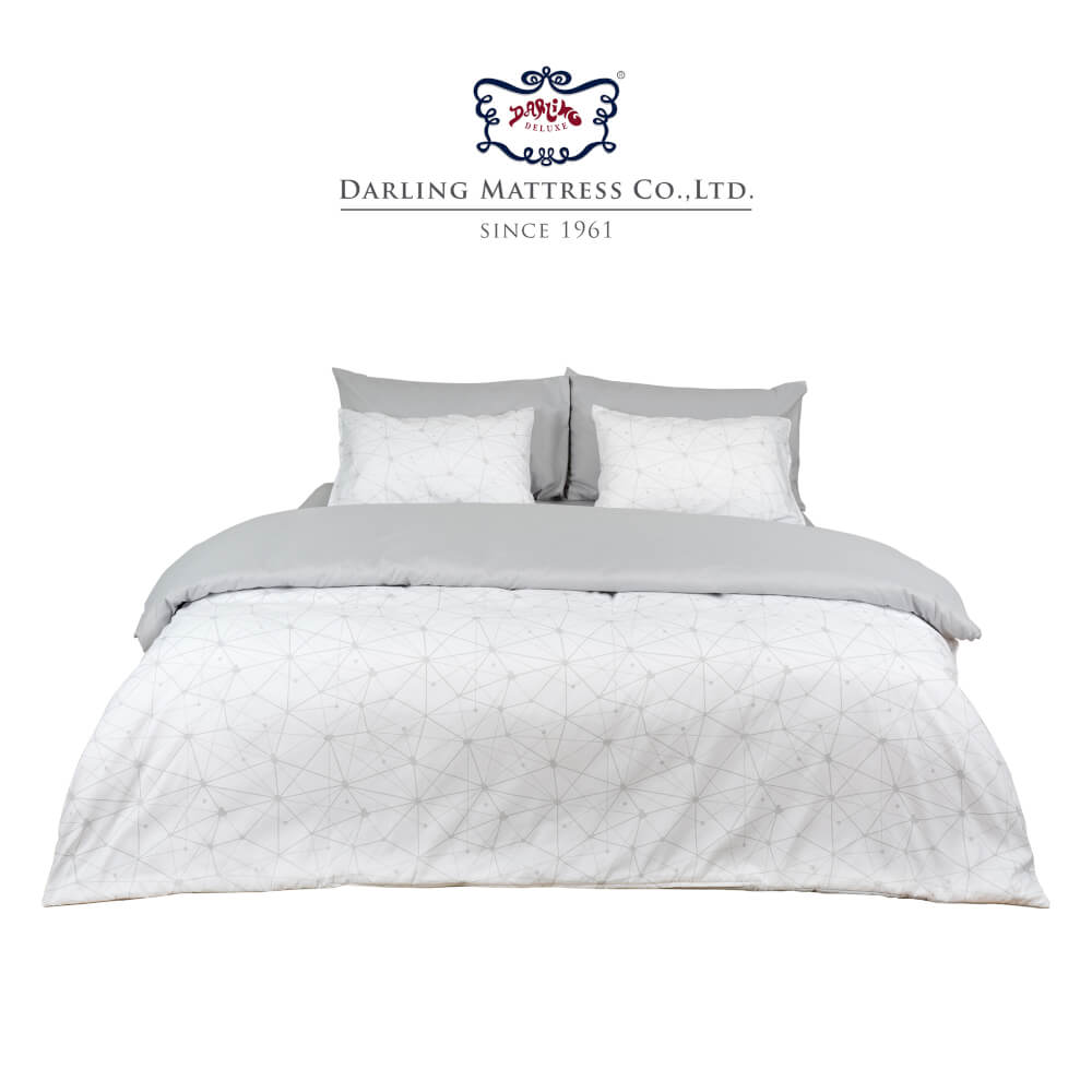 ชุดผ้าปูผ้านวม 3.5 ฟุต DARLING MATTRESS รุ่น2 สี 2 สไตล์ ลายจีเวล