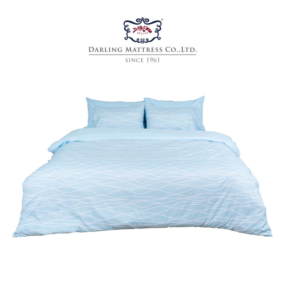 ชุดผ้าปูผ้านวม 3.5 ฟุต DARLING MATTRESS รุ่น2 สี 2 สไตล์ ลายริวารี่