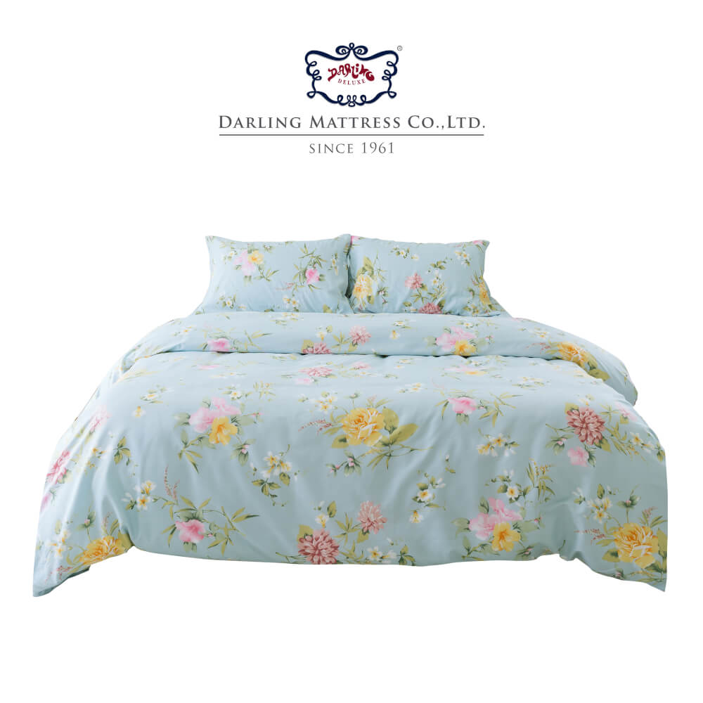 ชุดผ้าปูผ้านวม 3.5 ฟุต DARLING MATTRESS รุ่นลายดอกไม้ ลายซีเคร็ดการ์เด้น