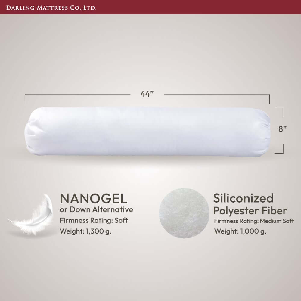 หมอนข้าง DARLING MATTRESS รุ่นนาโนเจล ขนห่านเทียม แพ็คคู่